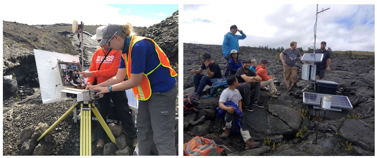 Personal del IG participa en el curso de entrenamiento de monitoreo de amenazas volcánicas en Estados Unidos