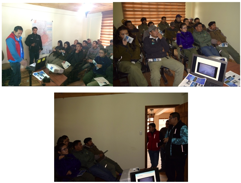 Visita de técnicos del IGEPN al Parque Nacional Cotopaxi