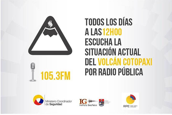 Infórmate sobre el Estado del Volcán Cotopaxi a través de Radio Pública
