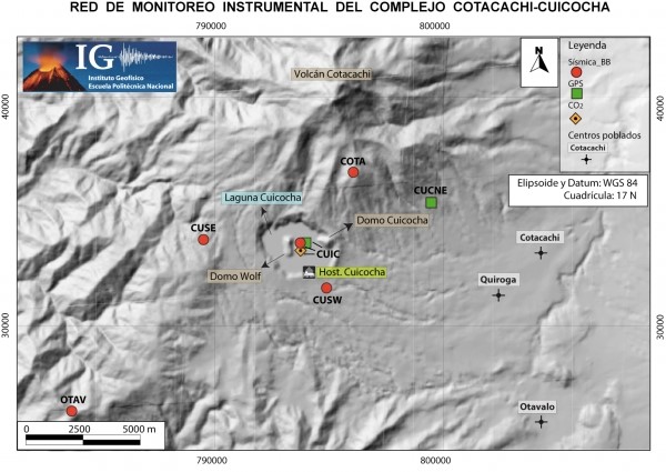 Informe de Actividad del Volcán Cuicocha - Enero 2016