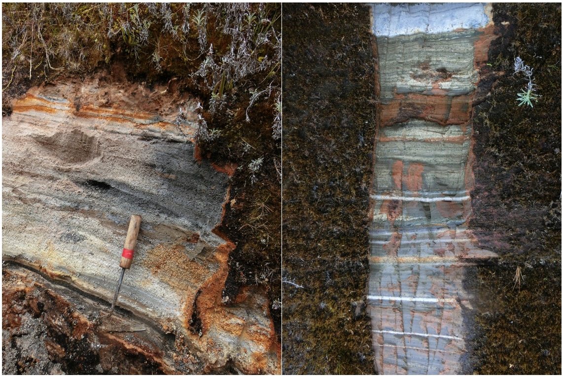 Trabajos de investigación geológicos en la caldera de Chalupas