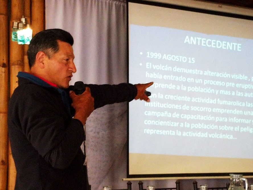 Participación en el Encuentro e Intercambio de Experiencias de los Vigías Comunitarios del Volcán Tungurahua y Cotopaxi