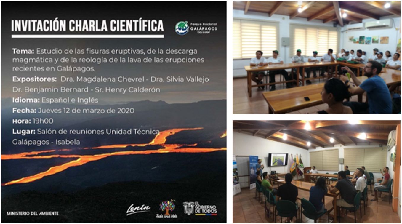 Vulcanólogos investigan la erupción de 2018 del volcán Sierra Negra, Isla Isabela – Galápagos