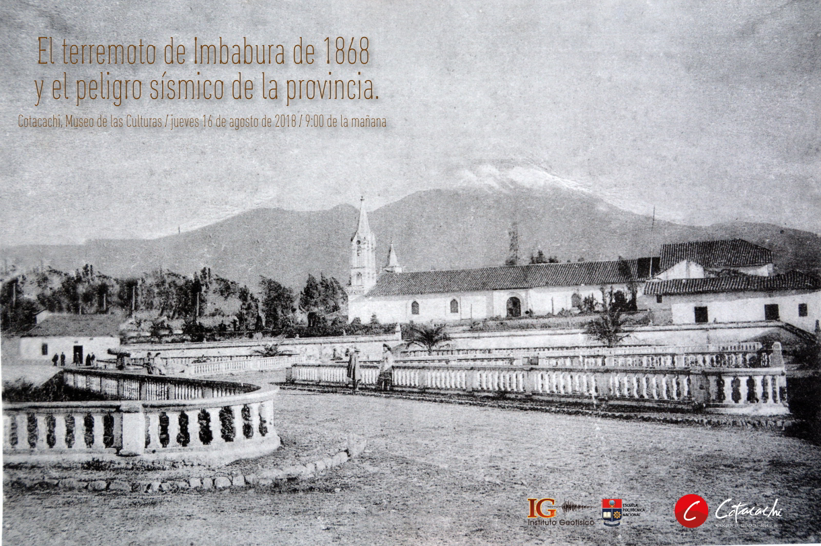 Evento 'El terremoto de Imbabura de 1868 y el peligro sísmico de la provincia'