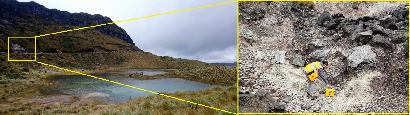 Informe de visita a las fuentes termales y campos fumarólicos asociados al Complejo Volcánico Chiles - Cerro Negro