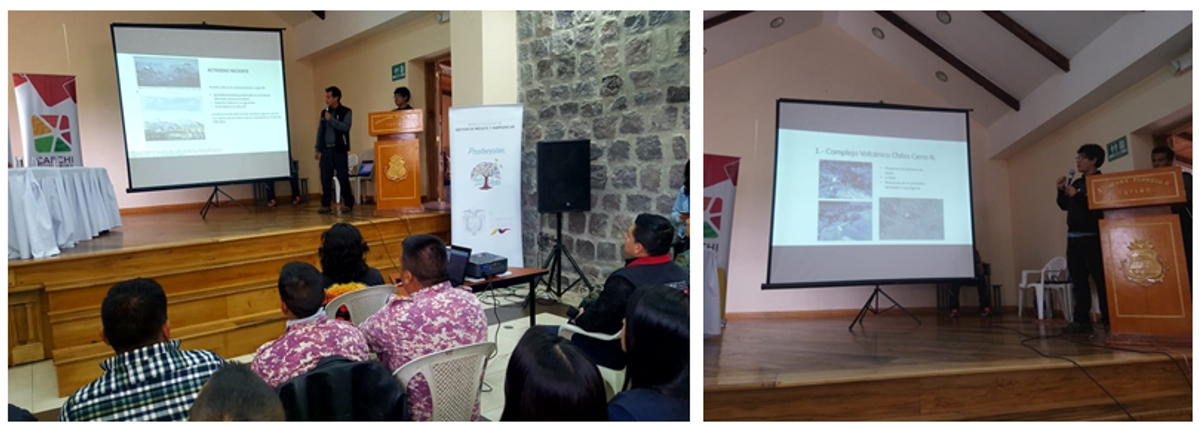 El IG-EPN participó en el taller informativo “Vivir entre volcanes” en la Parroquia Tufiño, Provincia de Carchi