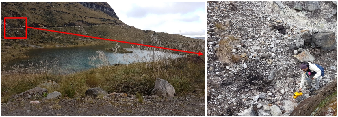 Reporte de los trabajos efectuados en el Complejo Volcánico Chiles - Cerro Negro (MultiGAS, Parámetros físico - químicos)