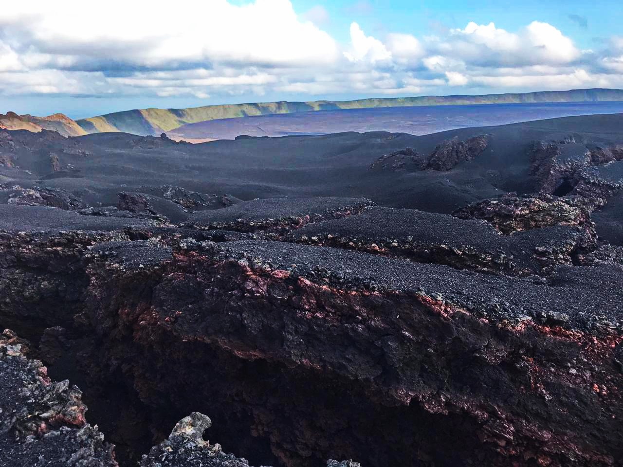 Trabajos de Monitoreo en la caldera del Volcán Sierra Negra (Galápagos)