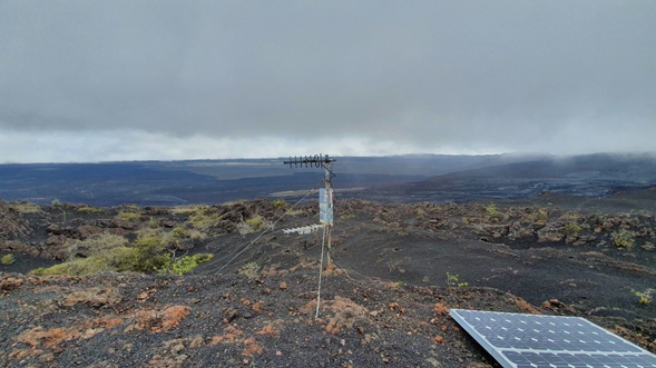 Campaña de gravimetría en el volcán Sierra Negra