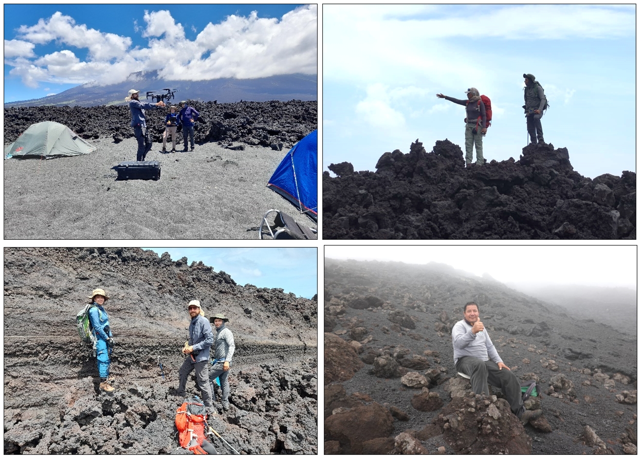 Primer estudio de campo sobre la erupción de 2018 del volcán La Cumbre, Isla Fernandina – Galápagos