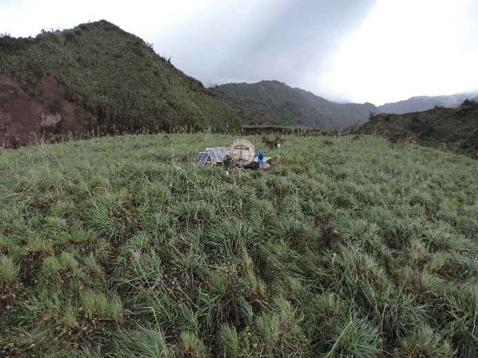 Trabajos de mantenimiento y vigilancia del volcán Sangay (del 30 de marzo al 02 de abril de 2021)