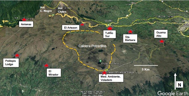 Instalación de una Red Temporal de Estaciones Sísmicas y Campaña de Mediciones Gravimétricas en los Alrededores de los Volcanes Chiles- Cerro Negro y la caldera Potrerillos, Carchi