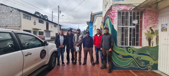 Trabajos de monitoreo de la actividad superficial del complejo volcánico Chiles - Cerro Negro