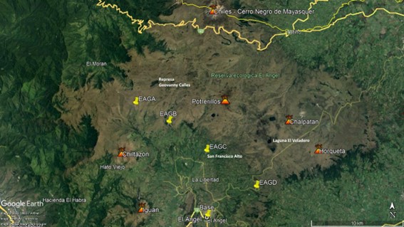 Campaña de mediciones gravimétricas en los alrededores de los volcanes Chiles- Cerro Negro y la Caldera Potrerillos, provincia de Carchi, Ecuador