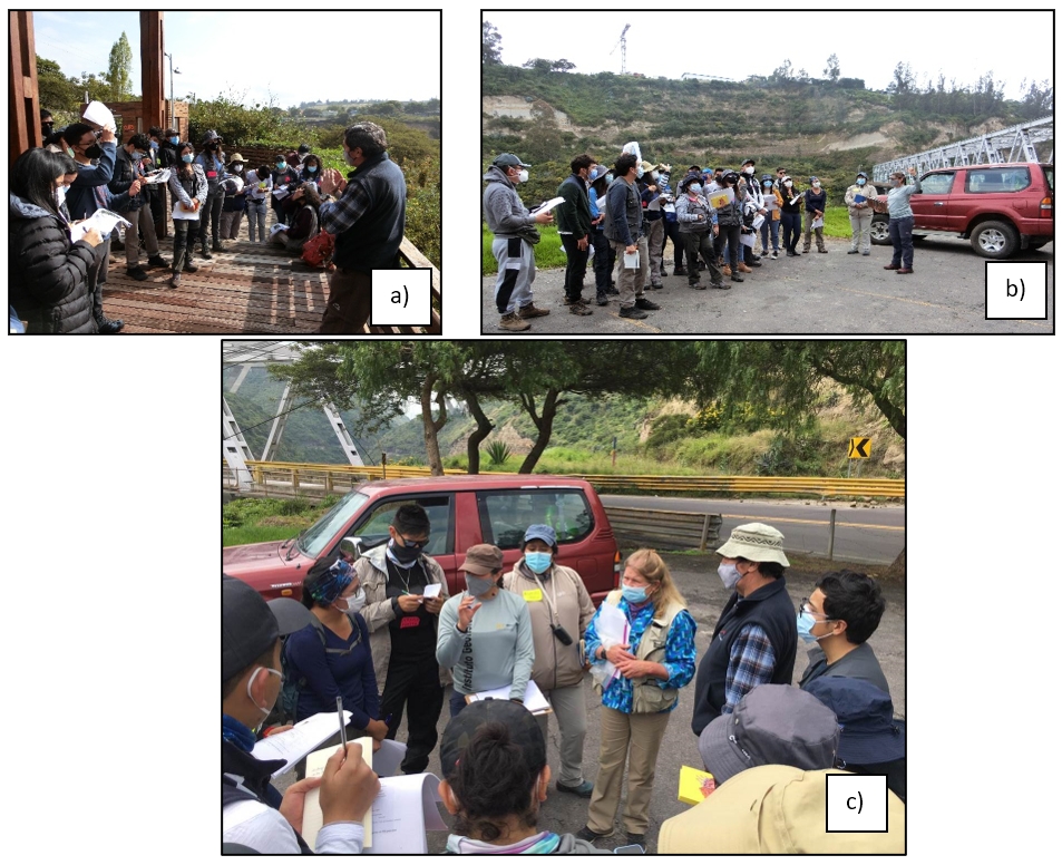 Docentes del IGEPN lideran viaje de observación y aprendizaje para estudiantes de la EPN al rio Coca para conocer el impacto de la erosión regresiva