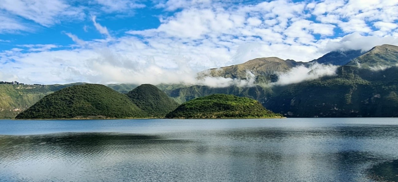 Campaña de medición de CO2 difuso en la laguna de Cuicocha