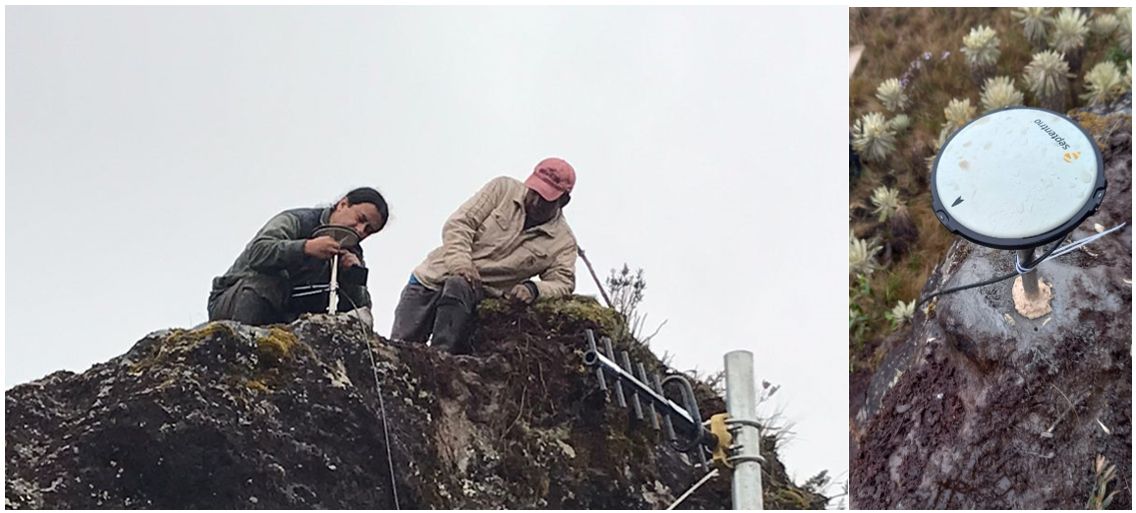 Instalación de una base continua GPS en el sector norte de la Caldera de Potrerillos para la vigilancia de la deformación en la Reserva Ecológica El Ángel (Carchi)