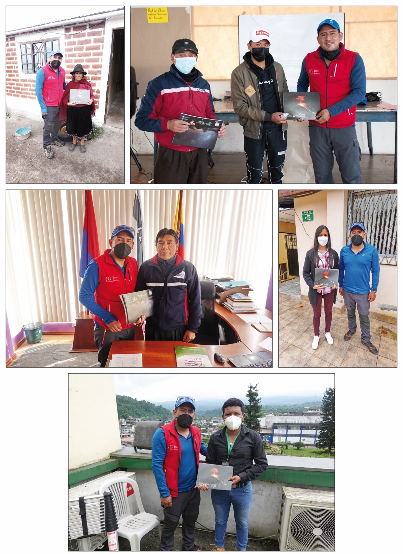 Mantenimiento de la red de cenizómetros del volcán Sangay y taller de capacitación sobre peligros sísmicos y volcánicos en la comunidad Chauzan San Alfonso, cantón Guamote