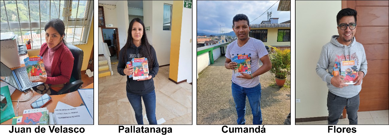 Seguimiento y retroalimentación con docentes de las UE y ténicos de las UGR de la provincia de Chimborazo para facilitar talleres interactivos sobre peligros sísmicos y volcánicos