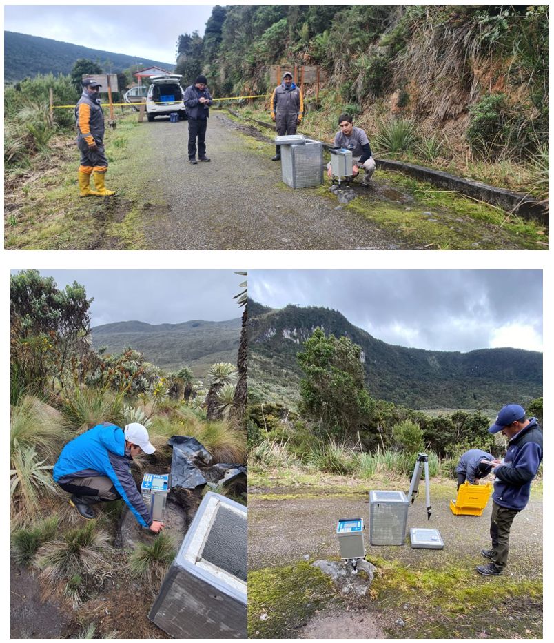 Campaña de mediciones de gravimetría en los alrededores de los volcanes Chiles - Cerro Negro y la Caldera de Potrerillos, provincia de Carchi, Ecuador