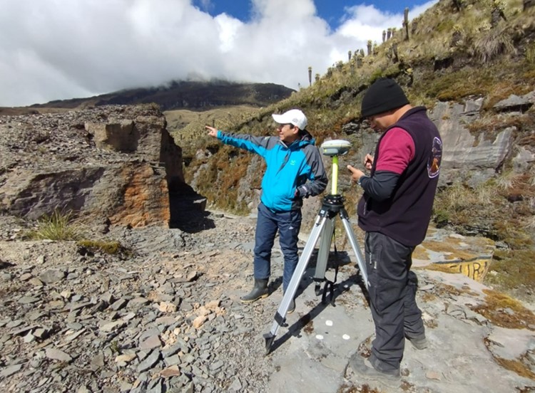 Campaña de mediciones gravimétricas en el complejo volcánico Chiles - Cerro Negro