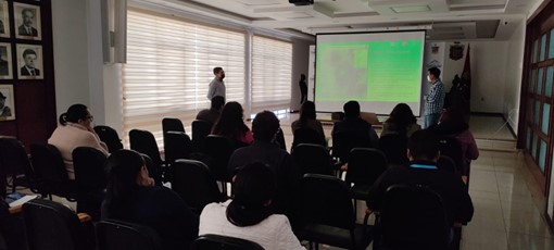 Charla informativa del IG-EPN en el GAD Provincial de Cotopaxi