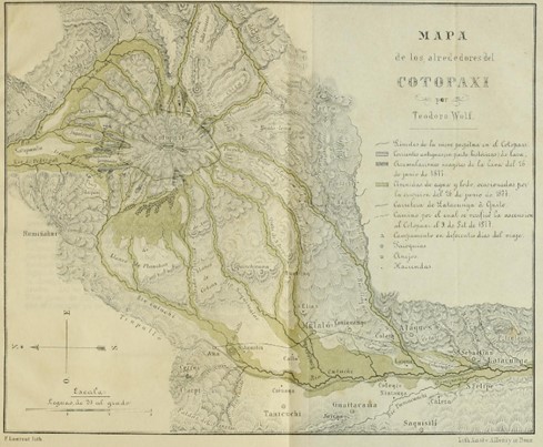 La erupción del Cotopaxi de 1877