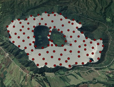 Campaña de medición de CO2 difuso en la Laguna de Cuicocha