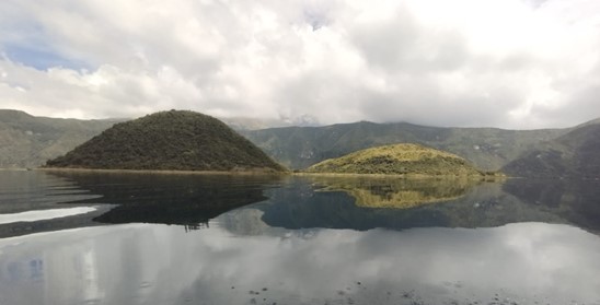 Campaña de medición de CO2 difuso en la laguna de Cuicocha - Octubre 2023