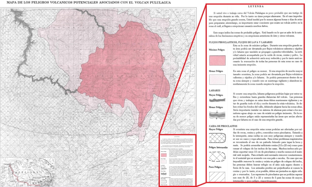 ¿Cómo entender adecuadamente nuestros Mapas de Peligro Volcánico?