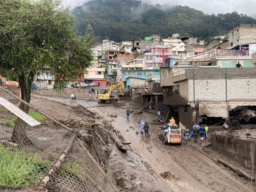 Las obras de mitigación frente a lahares primarios del Cotopaxi, antecedentes y perspectivas.