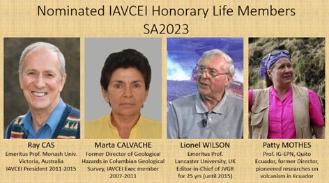 La IAVCEI nomina a Patricia Mothes como Miembro Honorario Vitalicio