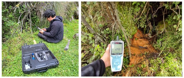 Monitoreo de fuentes termales en las inmediaciones del volcán Tungurahua