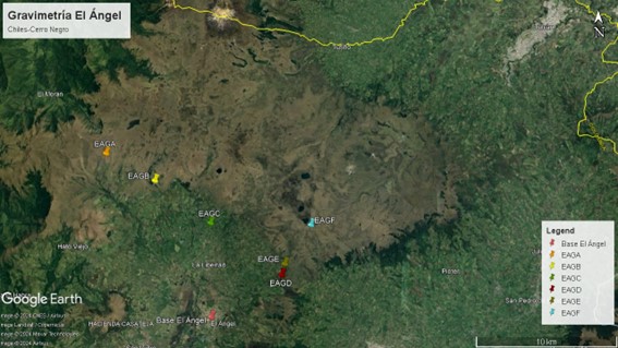 Campaña de mediciones gravimétricas en los alrededores de los volcanes Chiles-Cerro Negro y la Caldera de Potrerillos, provincia del Carchi, Ecuador