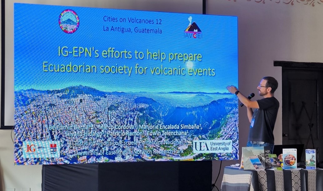 Participación del IG-EPN en el congreso científico Cities on Volcanoes 12ª edición (La Antigua-Guatemala)