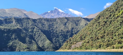 Campaña de medición de CO2 difuso en la laguna de Cuicocha