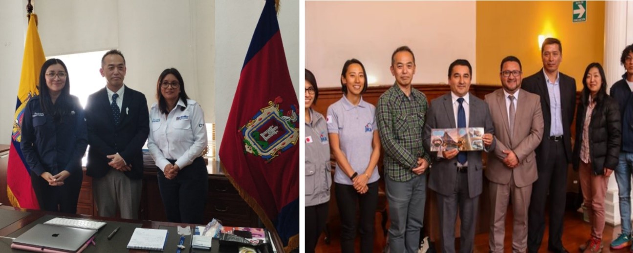 Ecuador recibe la visita del Dr. Makoto Konno, experto japonés en mitigación de riesgos de desastres