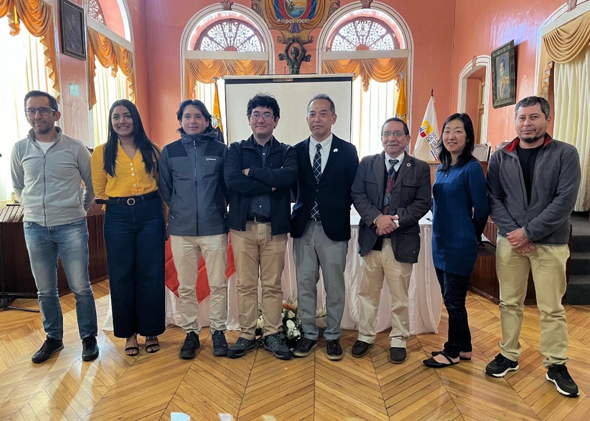 Ecuador recibe la visita del Dr. Makoto Konno, experto japonés en mitigación de riesgos de desastres