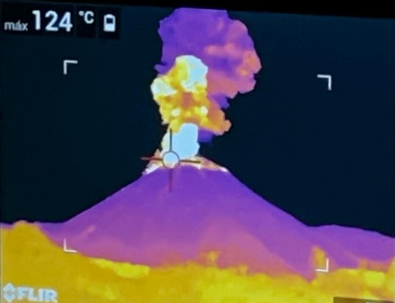 Desarrollo del segundo día de capacitación dentro del 7mo taller de gases volcánicos NOVAC