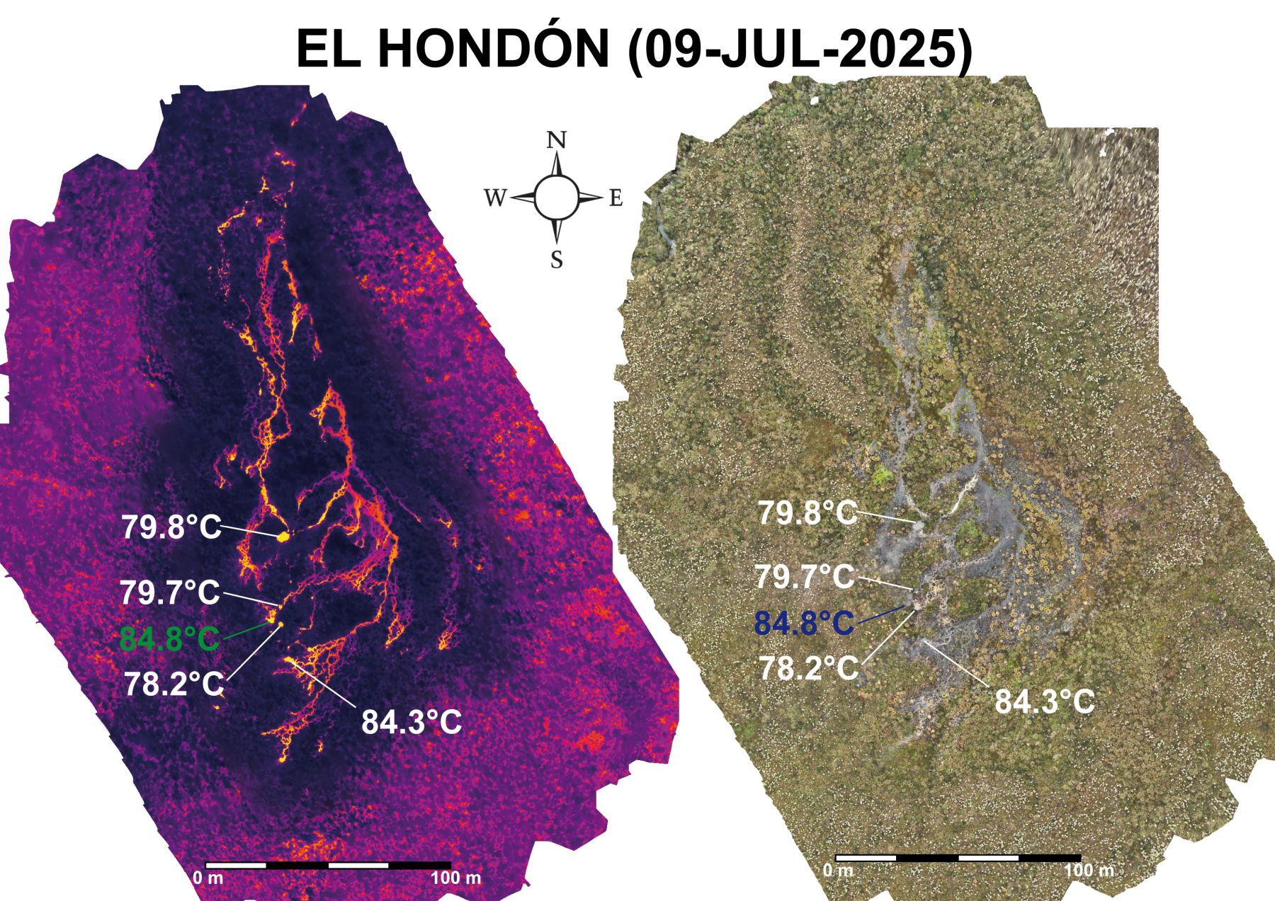 Campaña de mediciones gravimétricas y vigilancia térmica y visual en el Complejo Volcánico Chiles-Cerro Negro