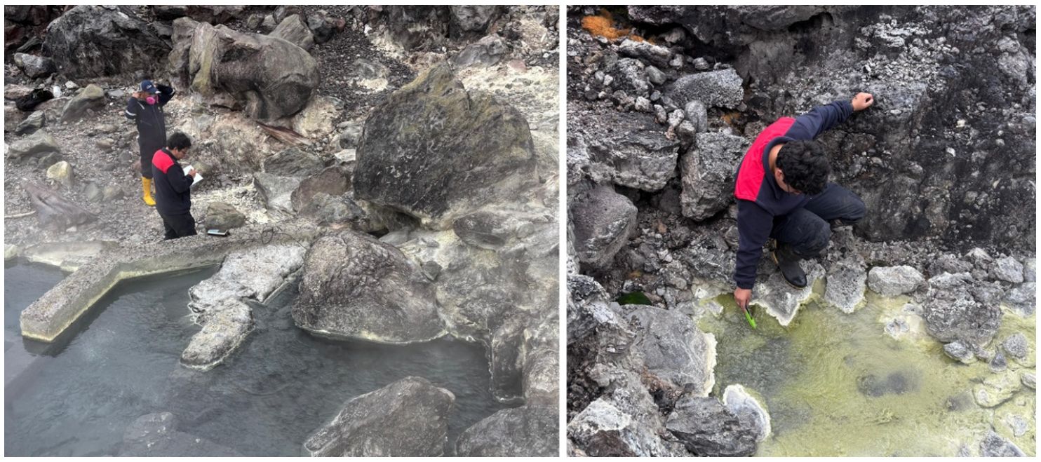 Trabajos de vigilancia en el Complejo Volcánico Chiles - Cerro Negro