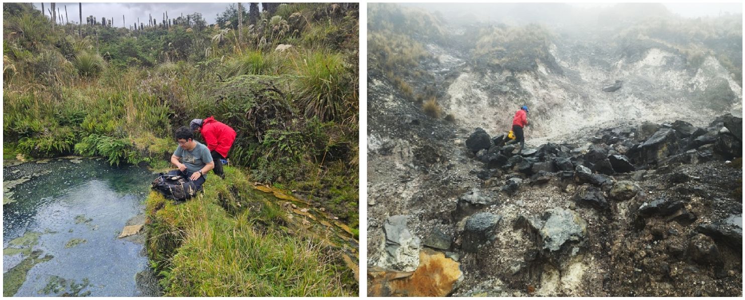 Trabajos de vigilancia en el Complejo Volcánico Chiles - Cerro Negro