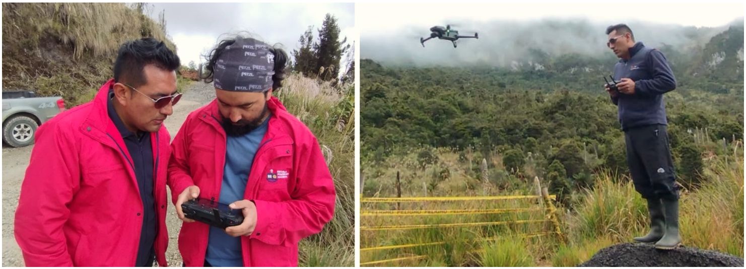 Trabajos de vigilancia en el Complejo Volcánico Chiles - Cerro Negro