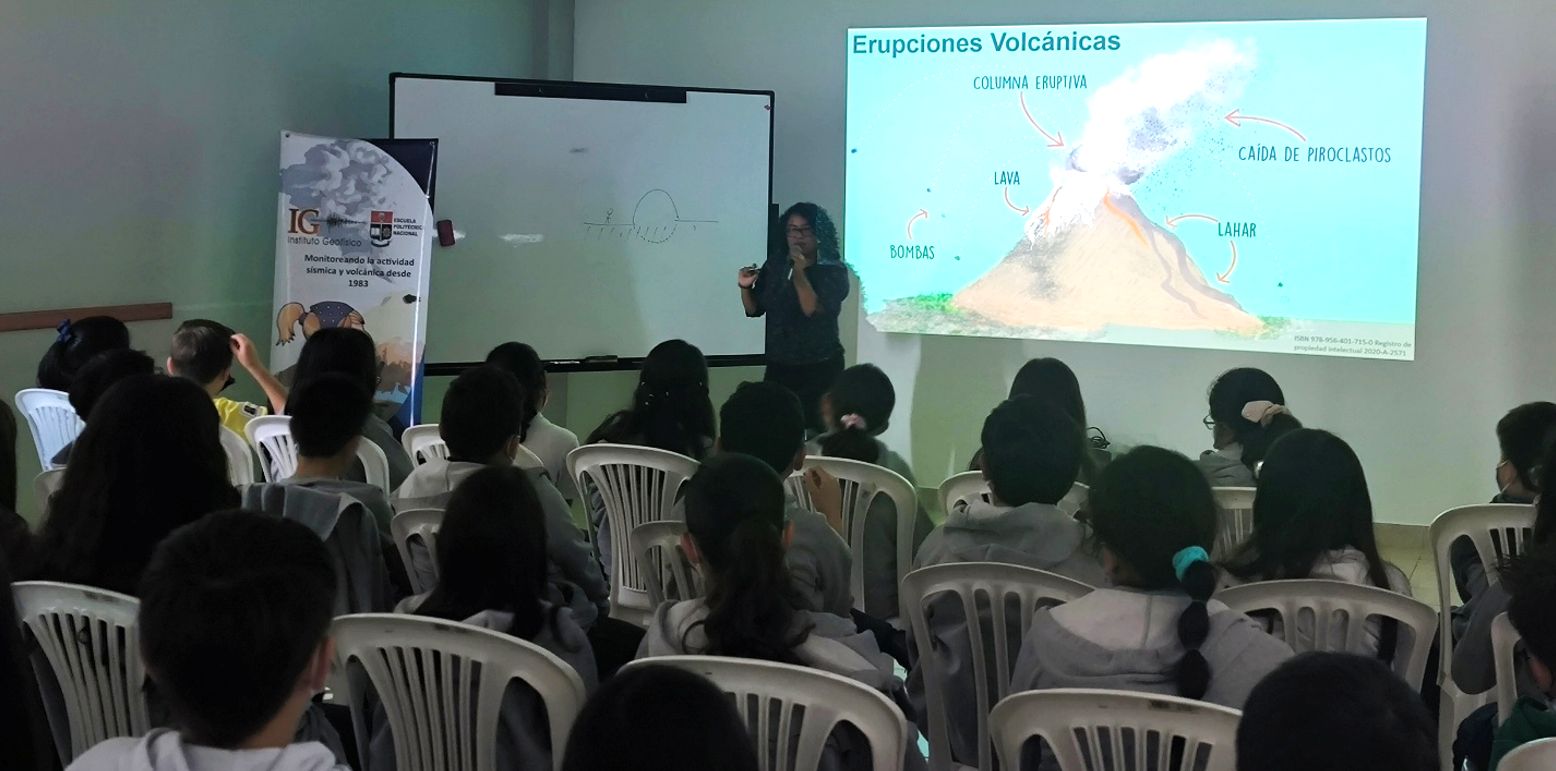 Sembrando ciencia desde la escuela: el IG-EPN y su aporte al aprendizaje de los más pequeños