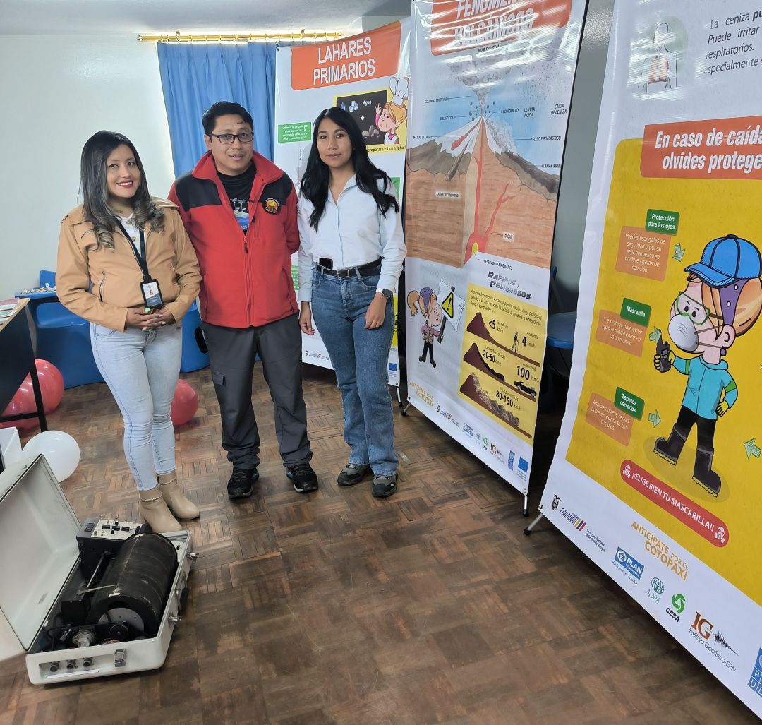 El IG-EPN participa en las casas abiertas organizada por el Instituto Superior Tecnológico ISTCRE Por Un Futuro Resiliente