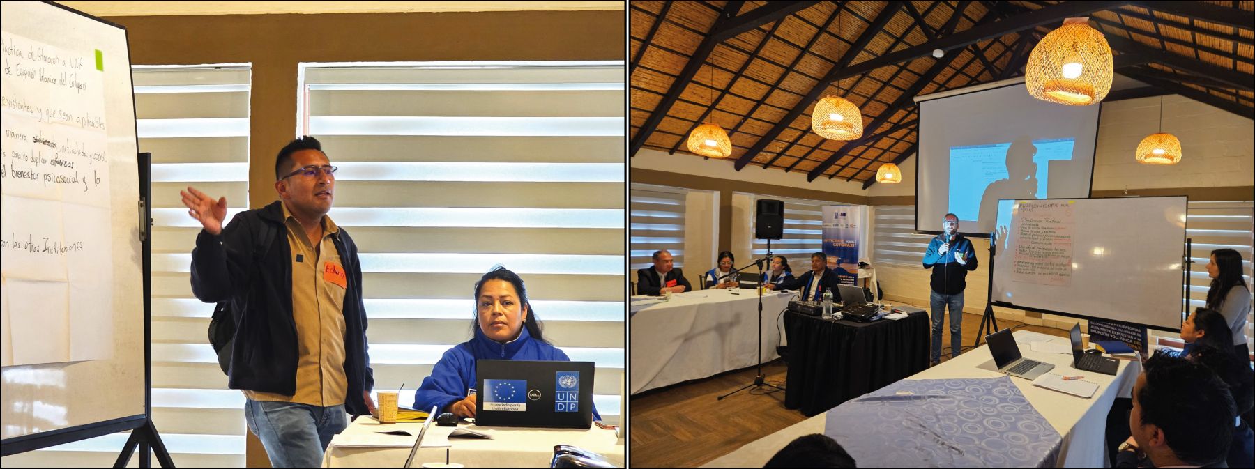Proceso de validación del Protocolo Institucional De Protección En Contextos De Emergencia y reunión del Comité Directivo Del Proyecto “Anticípate Por El Cotopaxi”