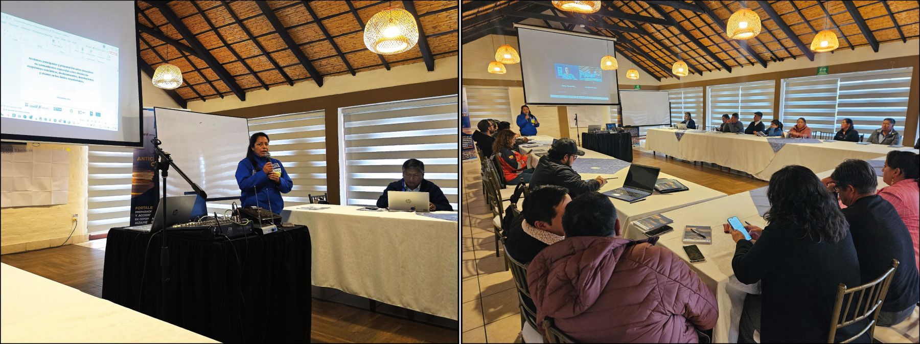 Proceso de validación del Protocolo Institucional De Protección En Contextos De Emergencia y reunión del Comité Directivo Del Proyecto “Anticípate Por El Cotopaxi”
