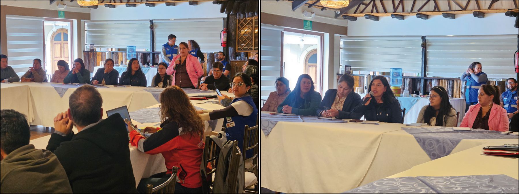 Proceso de validación del Protocolo Institucional De Protección En Contextos De Emergencia y reunión del Comité Directivo Del Proyecto “Anticípate Por El Cotopaxi”