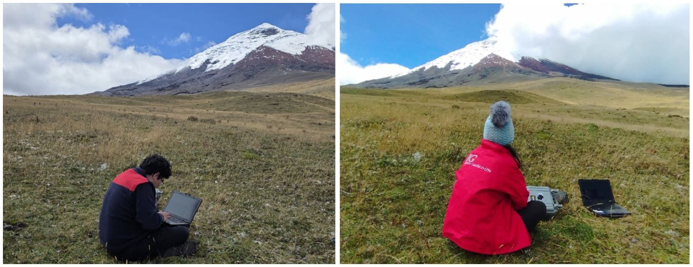 Vigilancia de fuentes termales y mediciones con cámara UV en el Cotopaxi