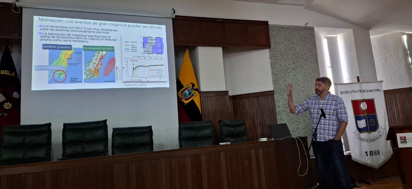 Visita científica del Dr. Brendan Crowell al Instituto Geofísico